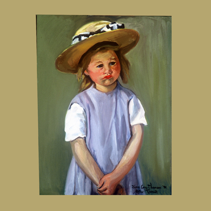 Girl in a Straw Hat